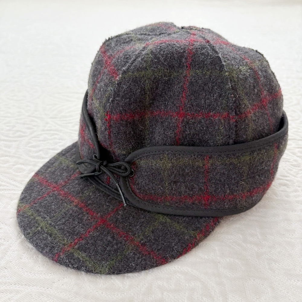 Stormy Kromer The Original Cap, Adirondack Plaid Sz 7 Small‎